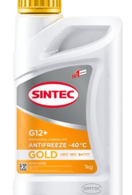 Антифриз SINTEC GOLD G12+  yellow-40 1кг уп/12шт