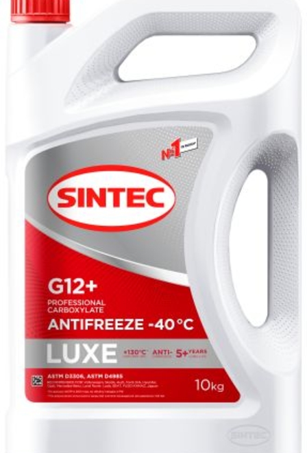 Антифриз SINTEC LUXE G12+ red -40  10кг (новый)